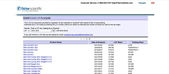 Find Product Certificates