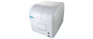 A microplate reader. A microplate reader.