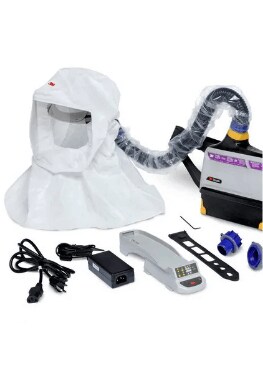 Ensemble respirateur d’épuration d’air propulsé facile à nettoyer Versaflo 3M TR-800-ECK