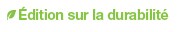 Édition sur la durabilité